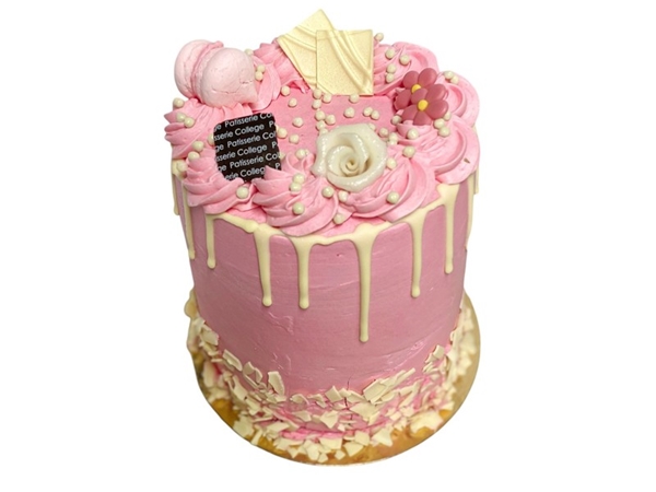 Drip Cake Roze 18-20 pers